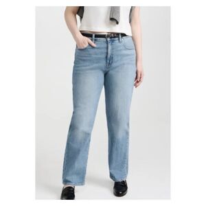 Madewell Women’s 32 Full Length Classic Straight High Rise Jean